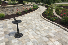 Weathered  Chestnut Blend Estate Pavers and Curbstone
