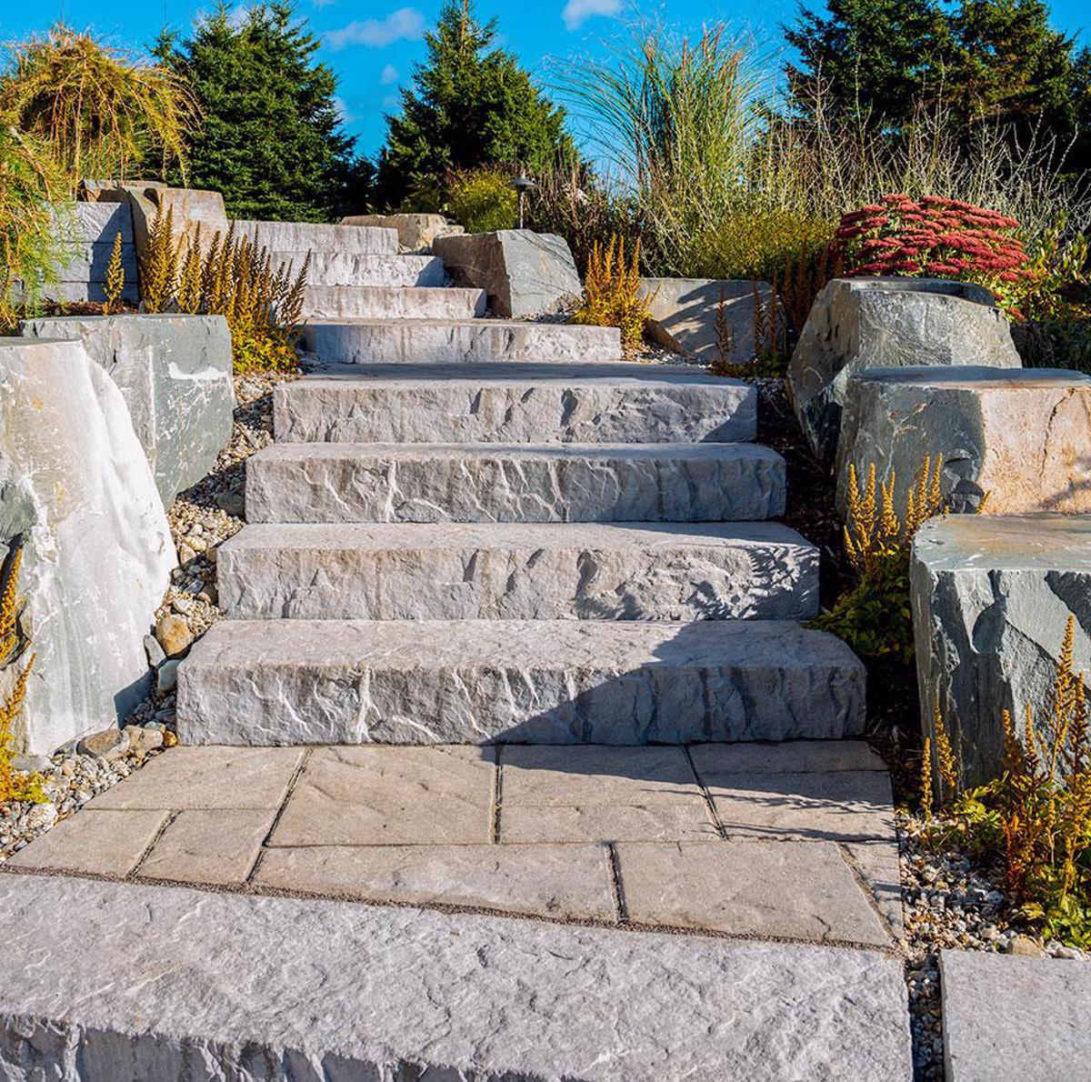 Techo-Bloc Stone Steps – Chandler Concrete Company